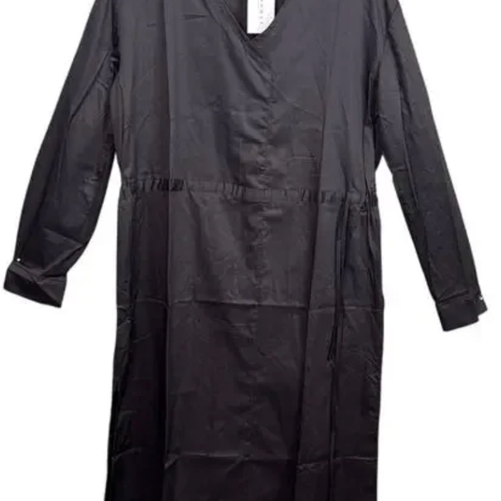 NWT Harshman Belinda Midi-Dress - black - 100% cotton - size medium - Picture 7 of 9